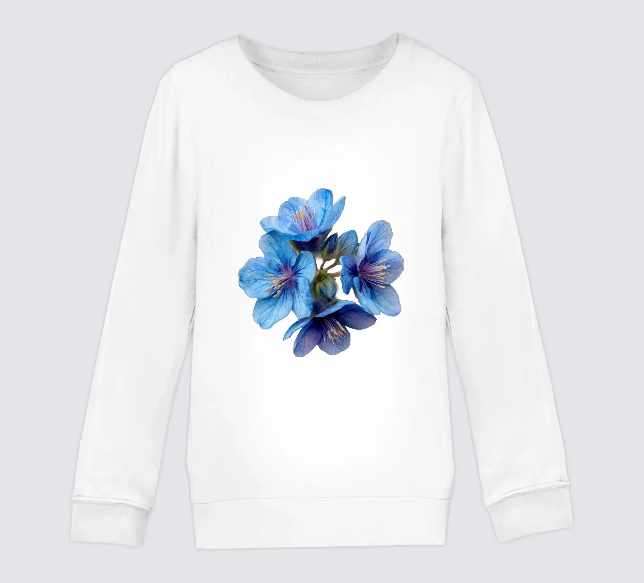 Falso fiore indaco 2 felpa bambino da Bold Blooms