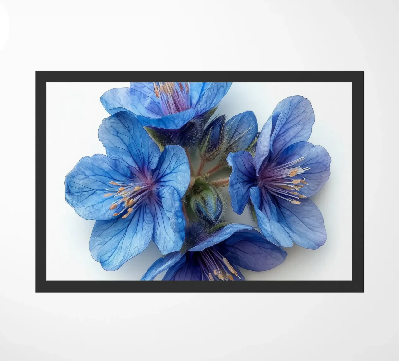 Falso fiore indaco 2 zerbino da Bold Blooms