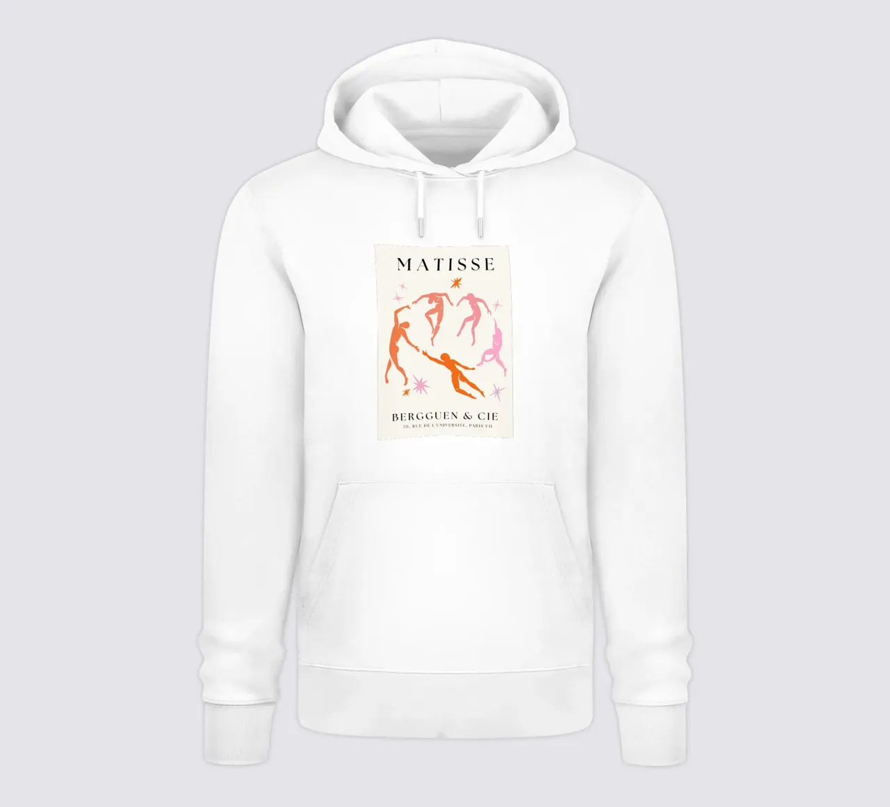 Colourful Henri Matisse Cut- outs dancing men hoodie by pdigitalprints