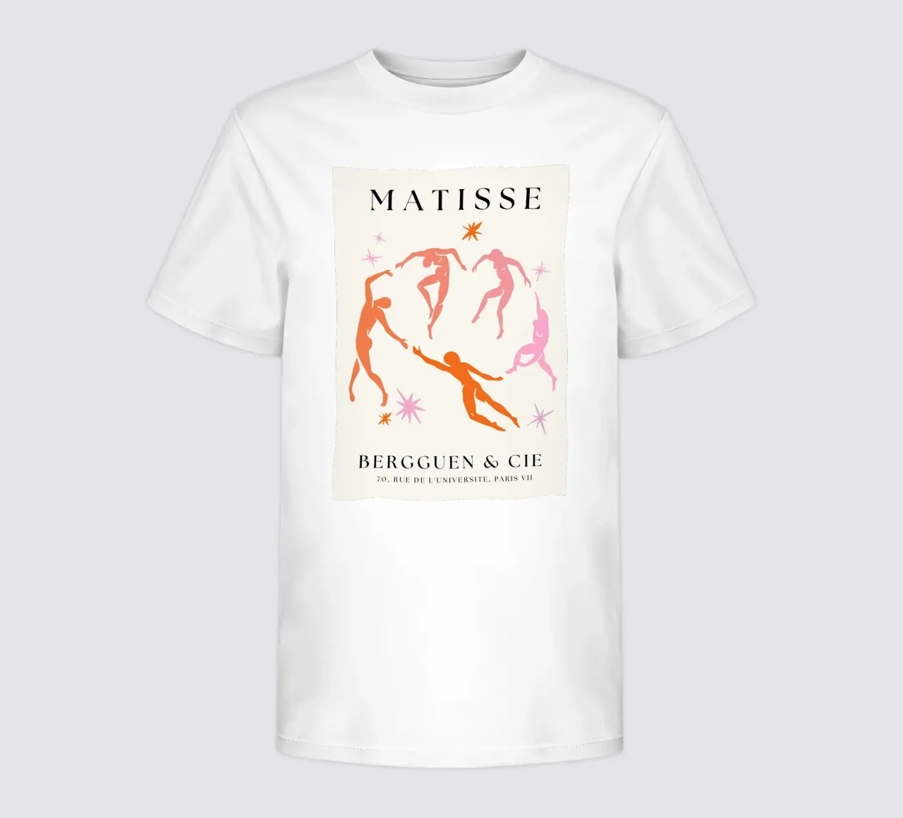 Colourful Henri Matisse Cut- outs dancing men kids t-shirt by pdigitalprints