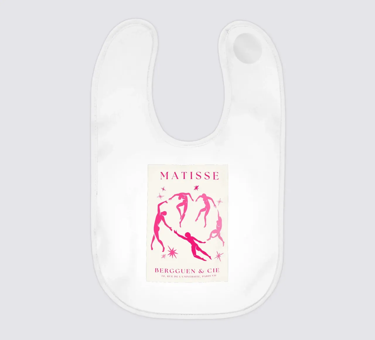 Henri Matisse rosa Tagliati uomini danzanti bavaglino da pdigitalprints