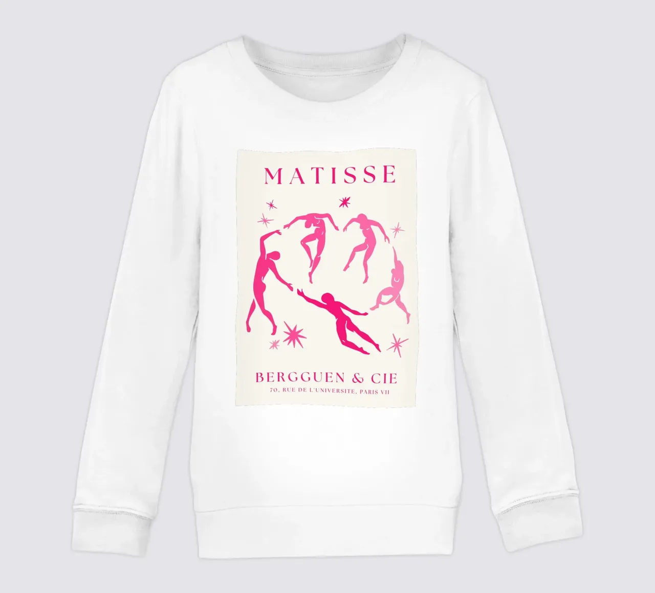 Henri Matisse rosa Tagliati uomini danzanti felpa bambino da pdigitalprints
