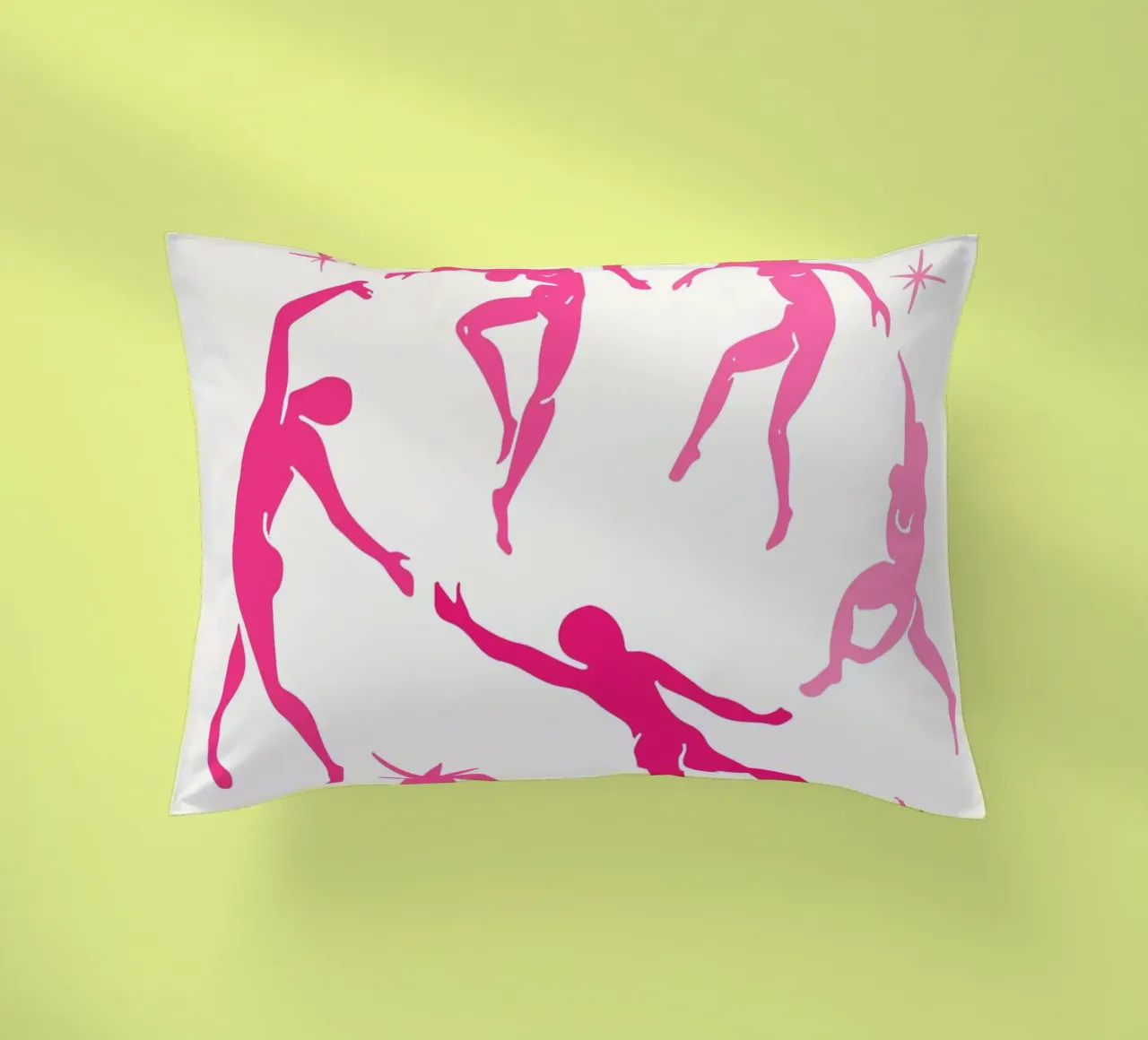 Henri Matisse rosa Tagliati uomini danzanti cuscino da pdigitalprints