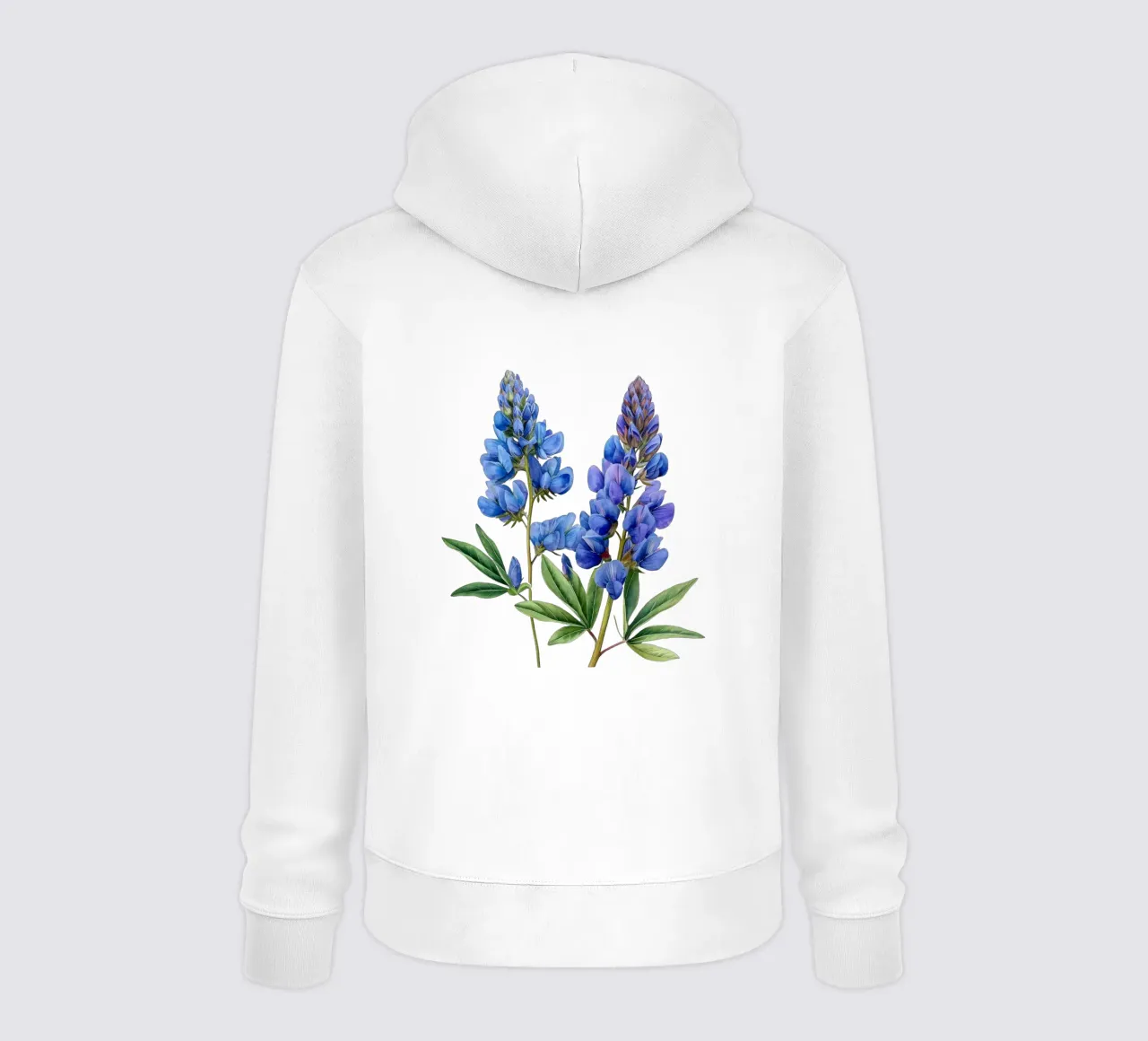 Falso fiore indaco 3 felpa con cappuccio da Bold Blooms