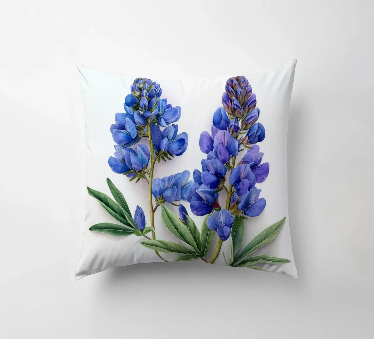 Falso fiore indaco 3 cuscino da Bold Blooms