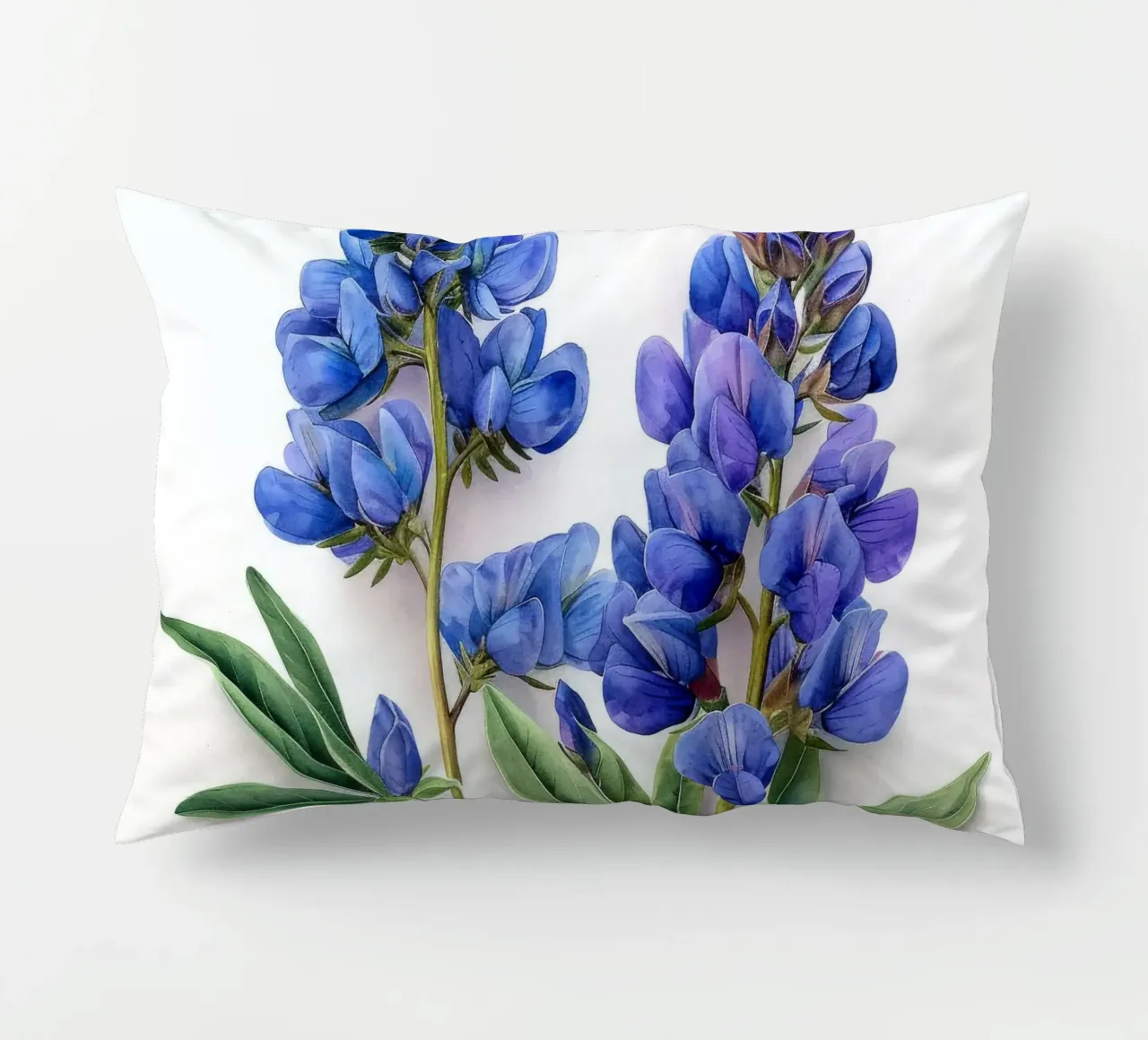 Falso fiore indaco 3 cuscino da Bold Blooms