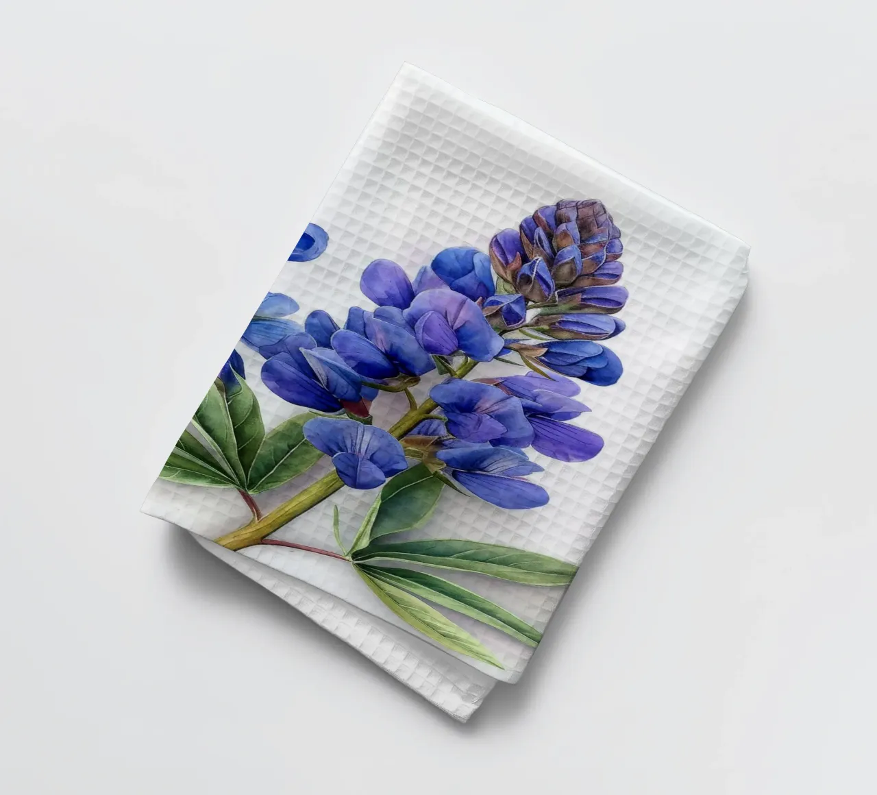 Falso fiore indaco 3 canovaccio da cucina da Bold Blooms