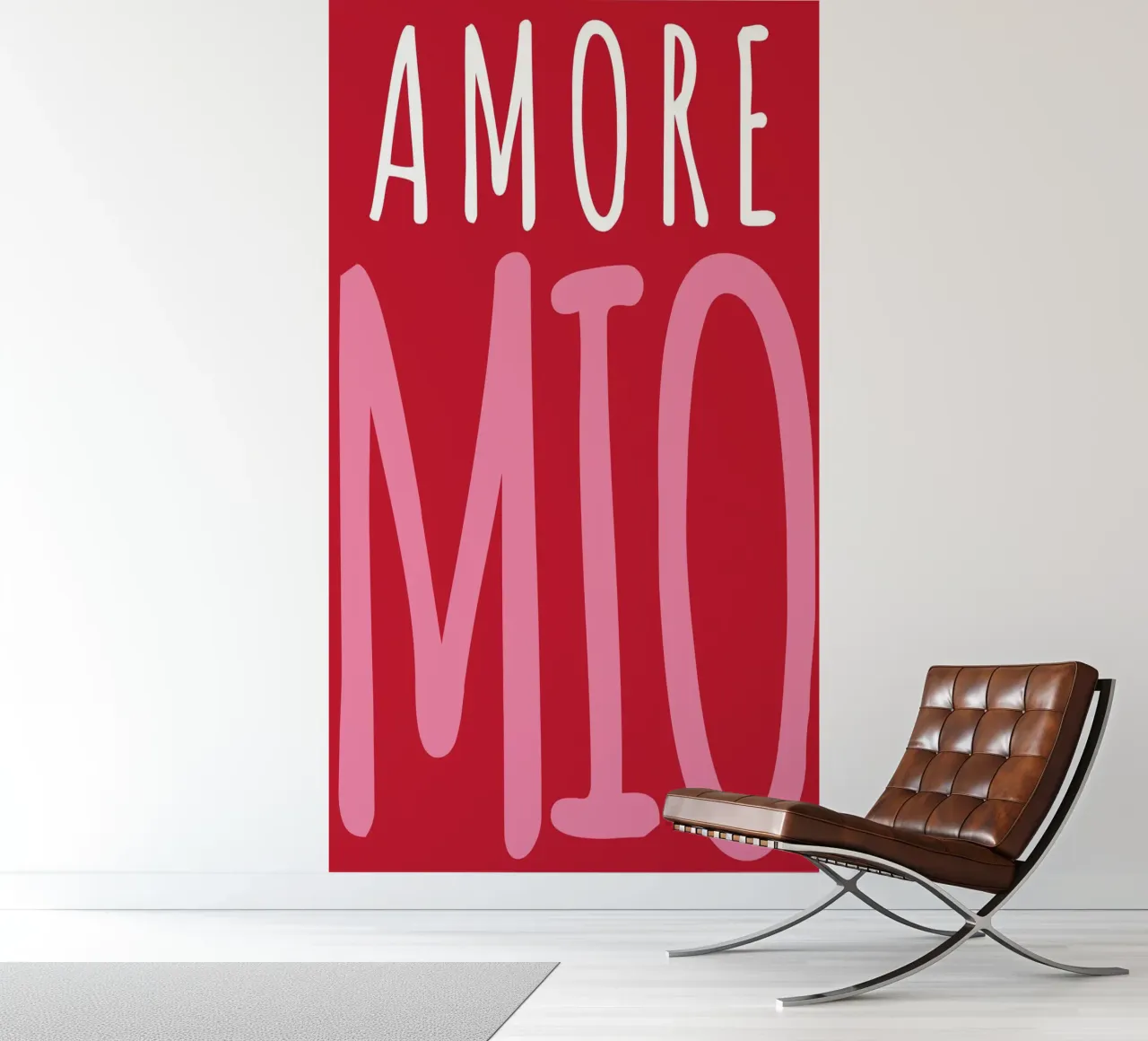 Amore mio, saying, Typography photo wallpaper by pdigitalprints