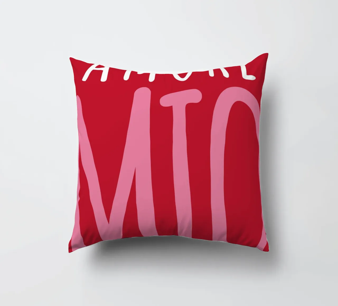 Amore mio, dire, Tipografia cuscino da pdigitalprints