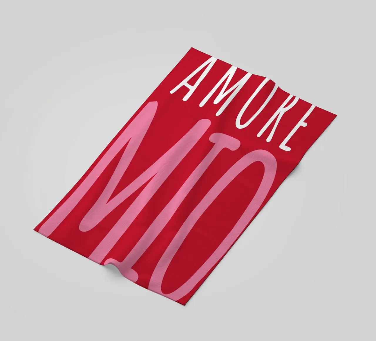 Amore mio, dire, Typographie serviette de plage de pdigitalprints
