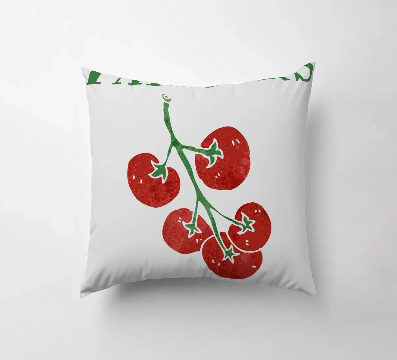 Mercato contadino, Pomodori, retro vintage cuscino da pdigitalprints