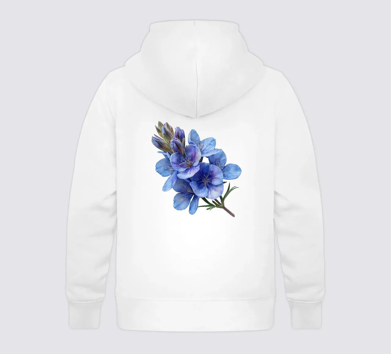 Falso fiore indaco 4 felpa bambino con cappuccio da Bold Blooms