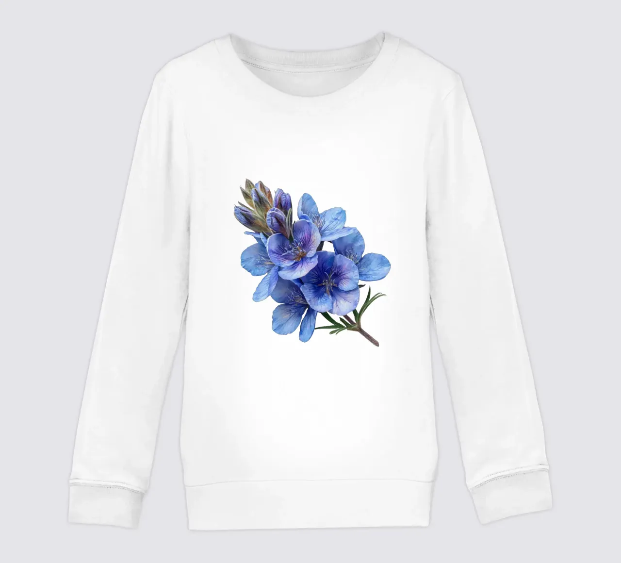 Falso fiore indaco 4 felpa bambino da Bold Blooms