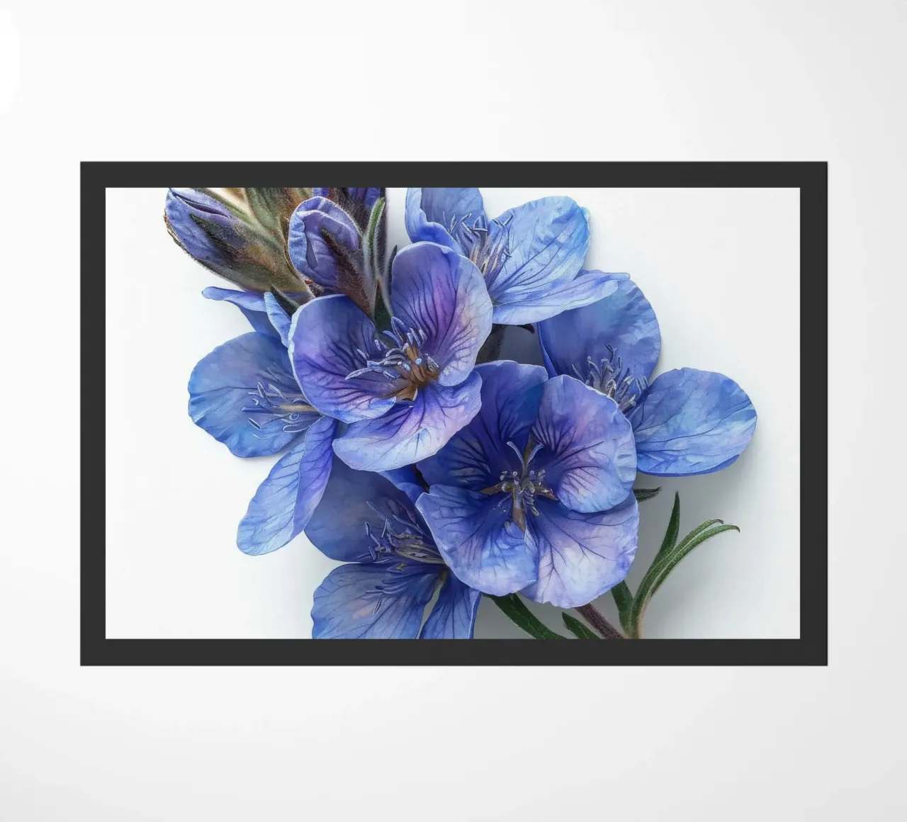 Falso fiore indaco 4 zerbino da Bold Blooms
