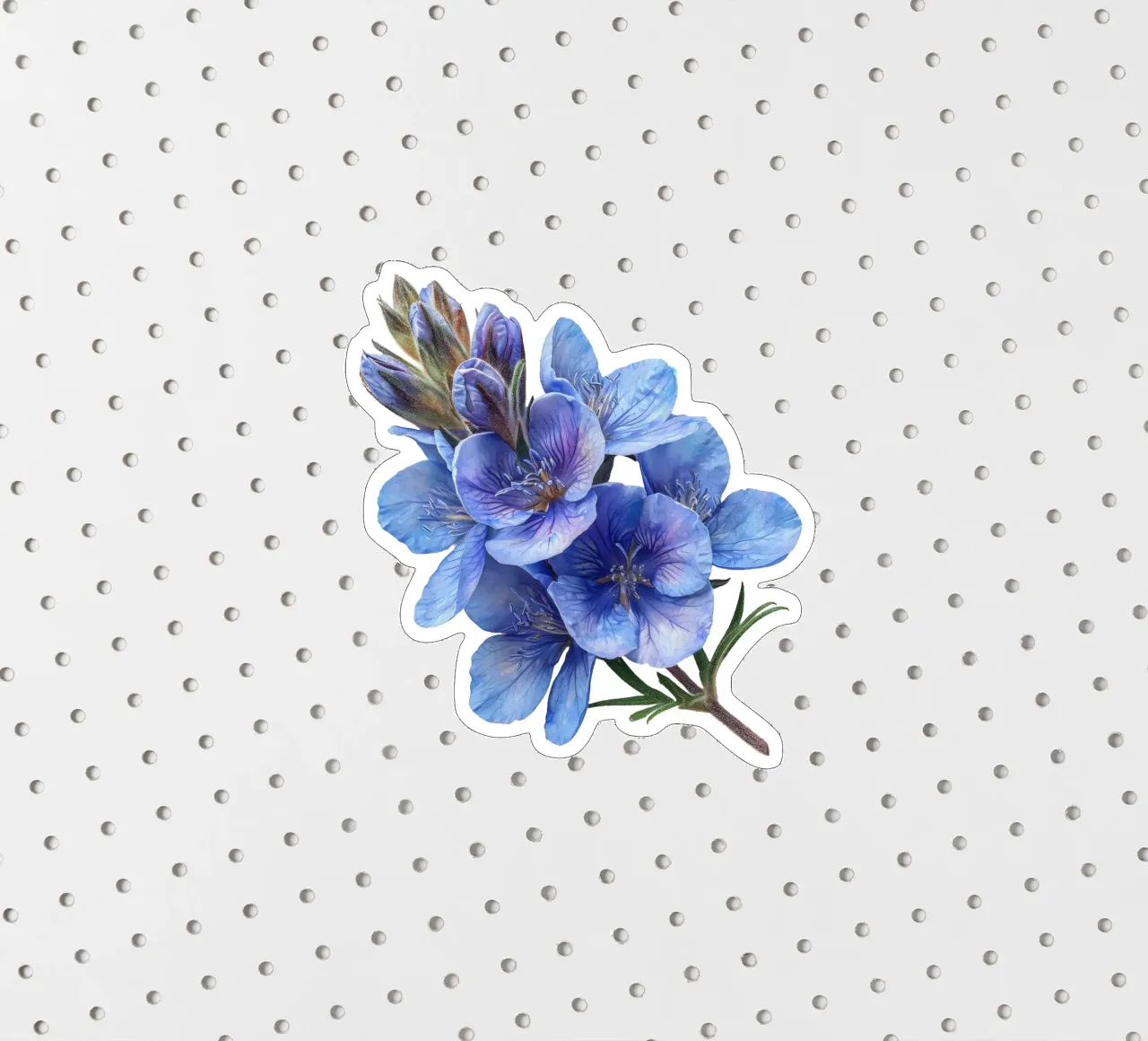 False Indigo Flower 4 sticker by Bold Blooms