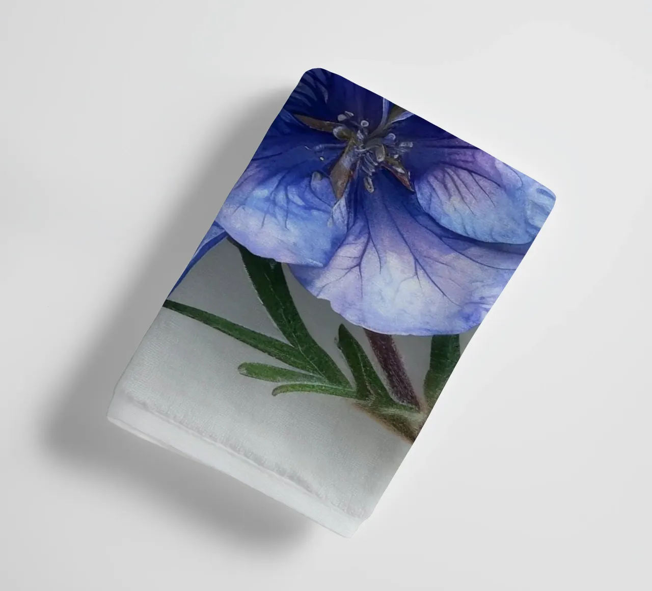 Falso fiore indaco 4 asciugamano da bagno da Bold Blooms