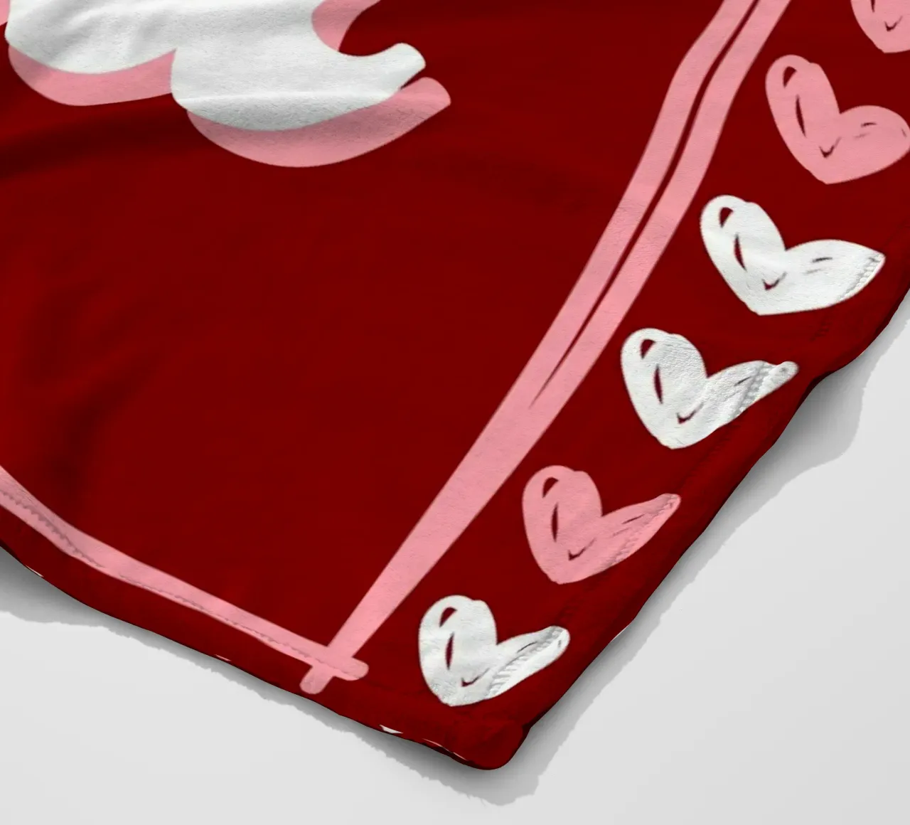 Oui Oui, detto francese, cuoricini preppy coperta in pile da pdigitalprints