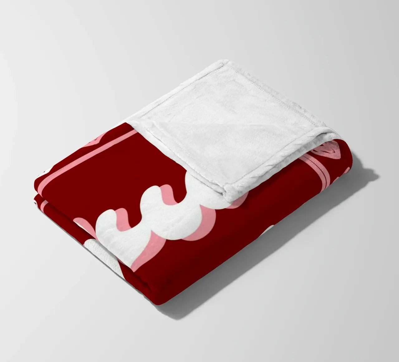 Oui Oui, detto francese, cuoricini preppy coperta in pile da pdigitalprints