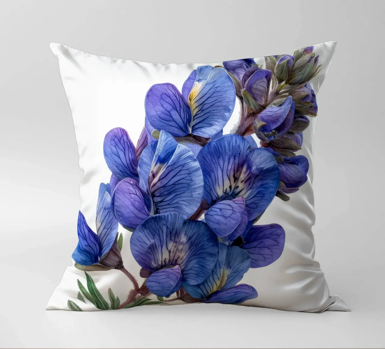 Falso fiore indaco 1 cuscino da Bold Blooms