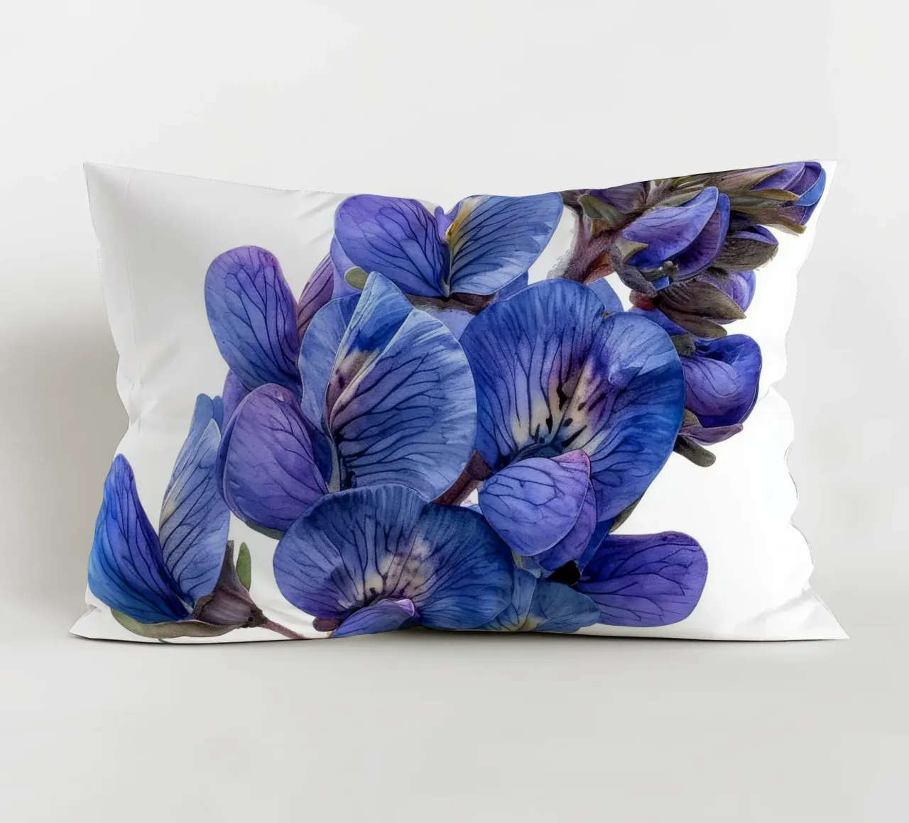 Falso fiore indaco 1 cuscino da Bold Blooms