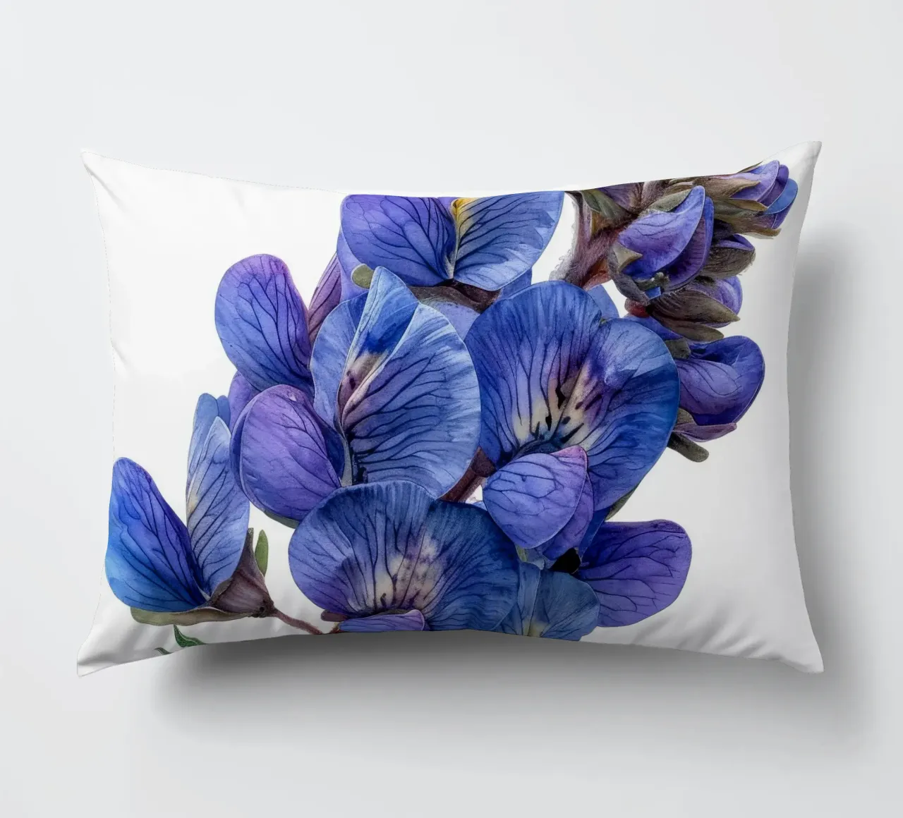 Falso fiore indaco 1 cuscino da Bold Blooms