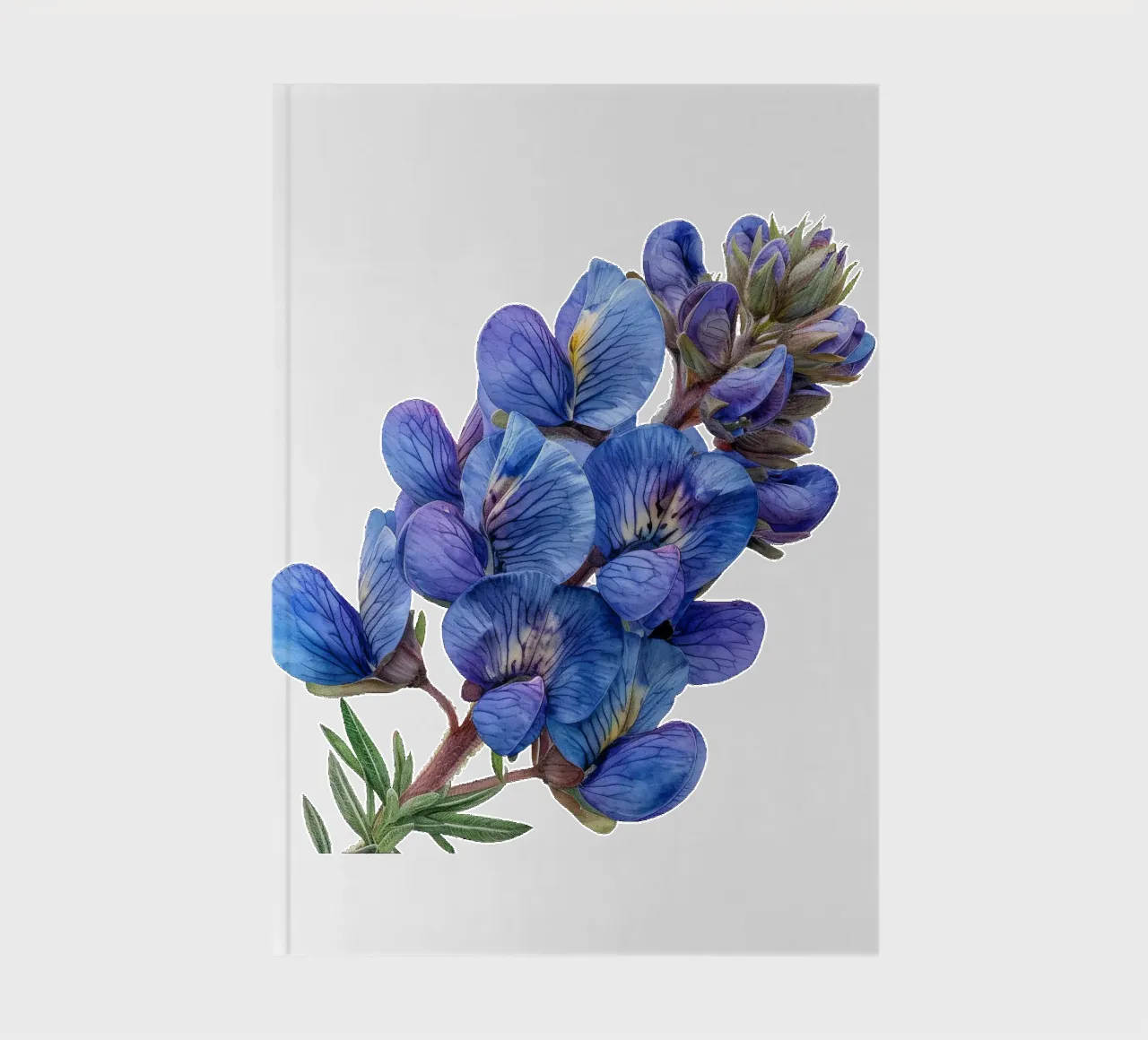 Fausse fleur d'indigo 1 carnet de notes de Bold Blooms