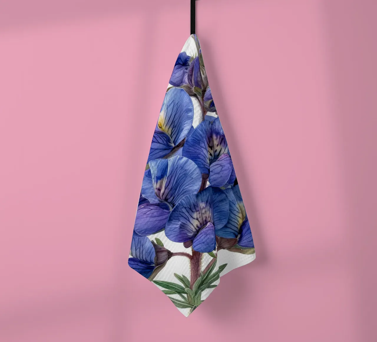 Falso fiore indaco 1 canovaccio da cucina da Bold Blooms