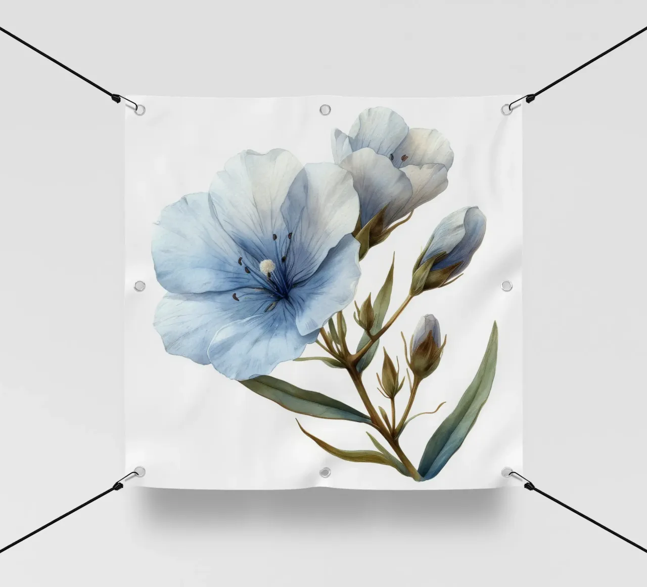 Fiore di lino 2 telo in pvc da Bold Blooms