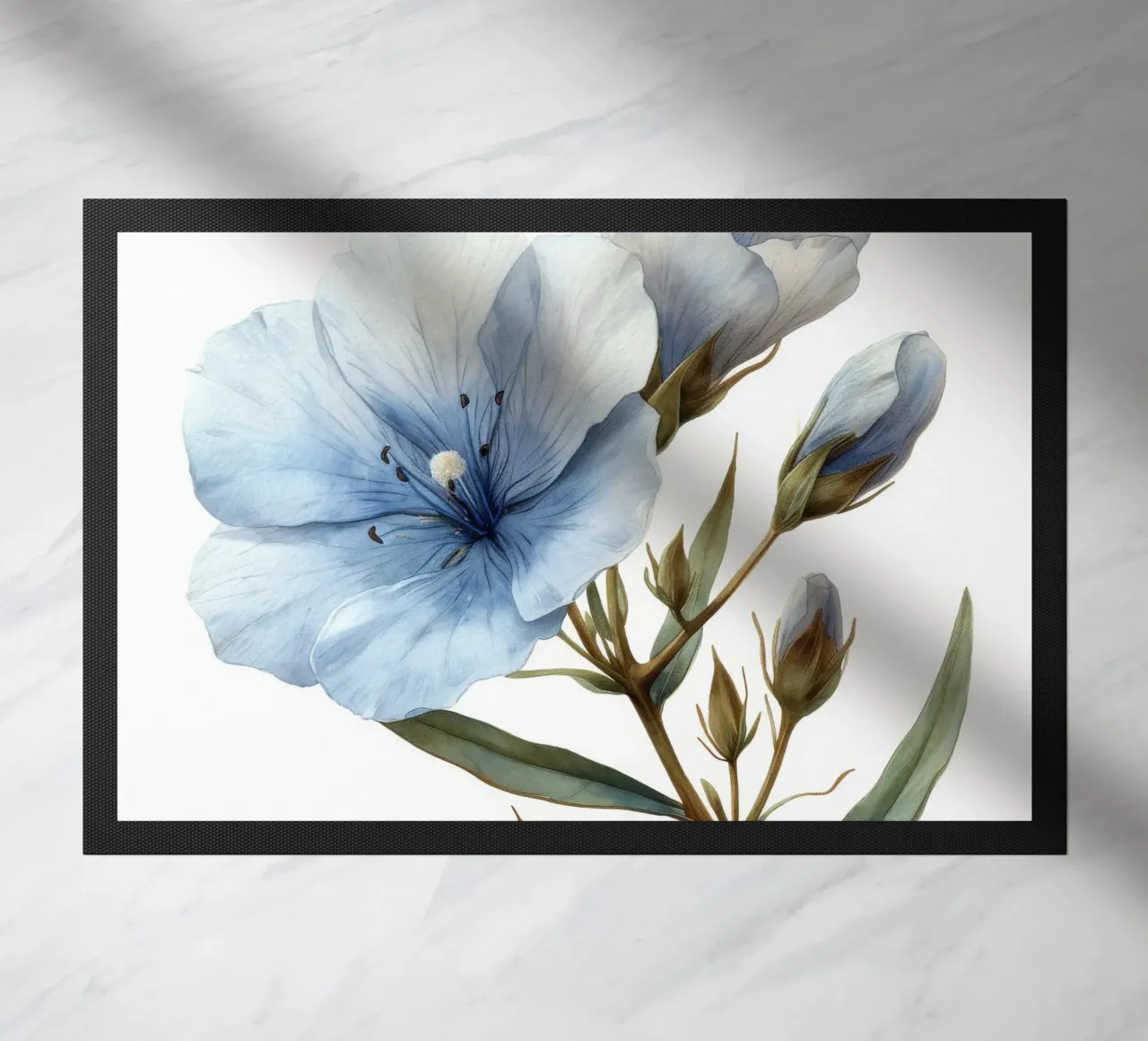 Fiore di lino 2 zerbino da Bold Blooms
