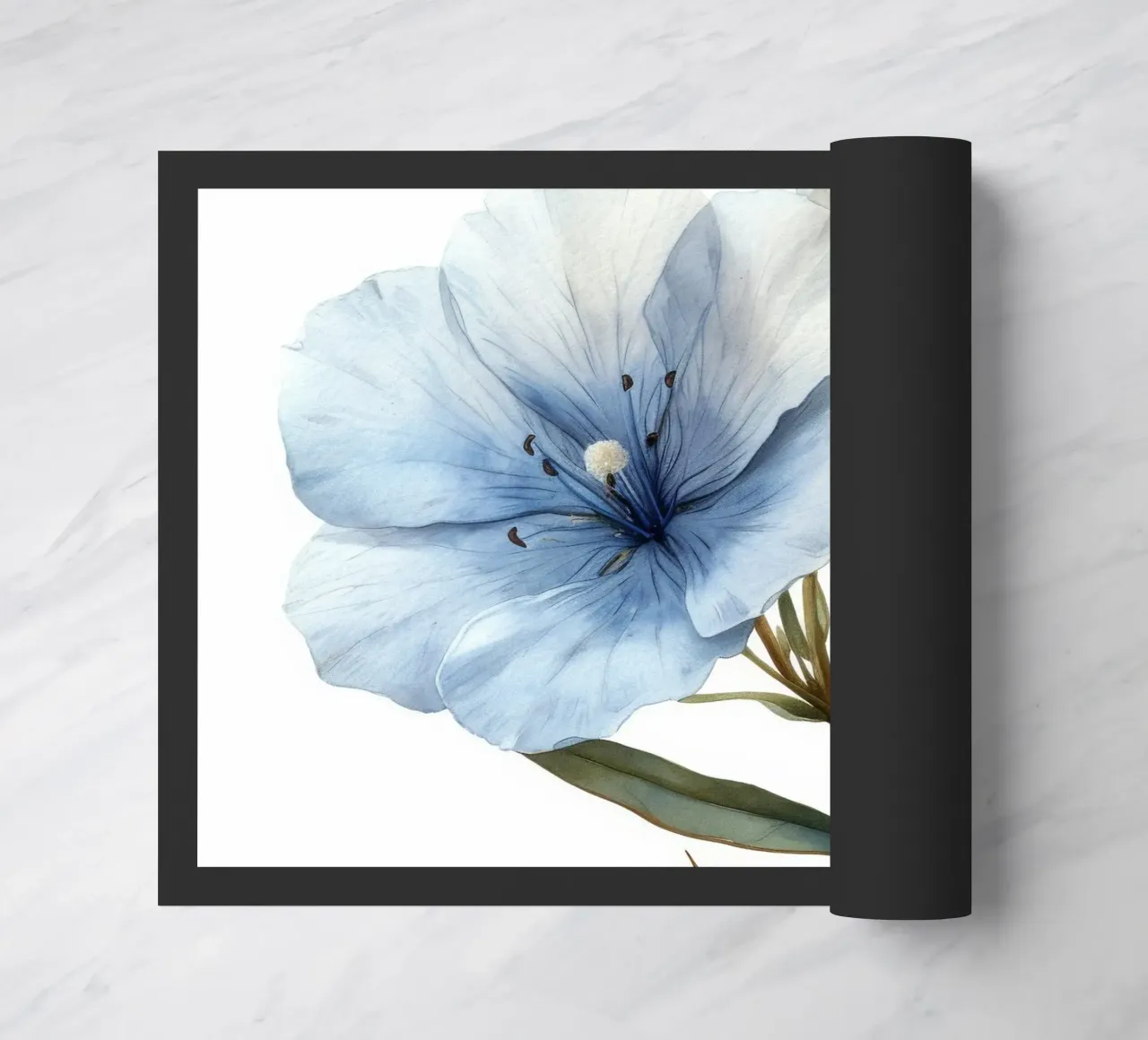 Fiore di lino 2 zerbino da Bold Blooms