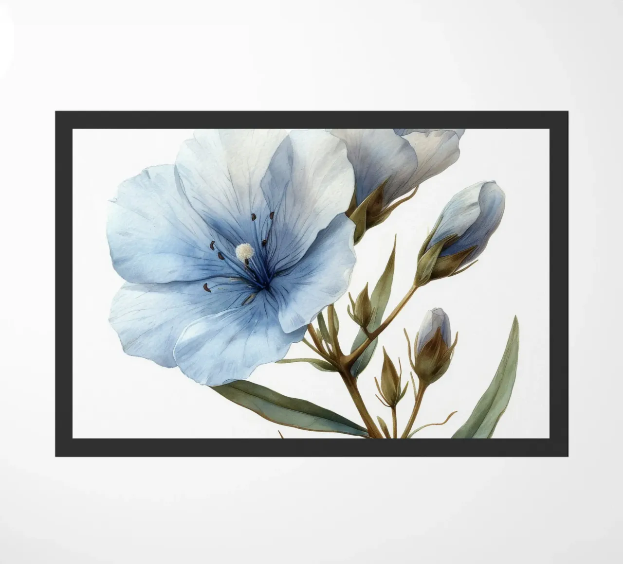 Fiore di lino 2 zerbino da Bold Blooms