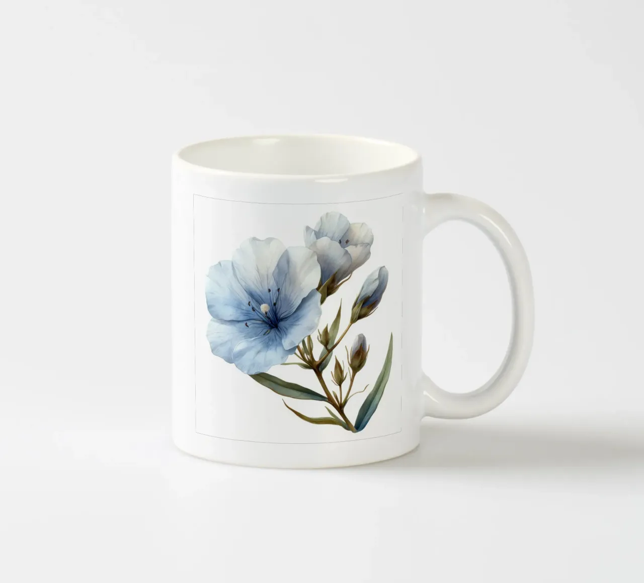 Fiore di lino 2 tazza in ceramica da Bold Blooms