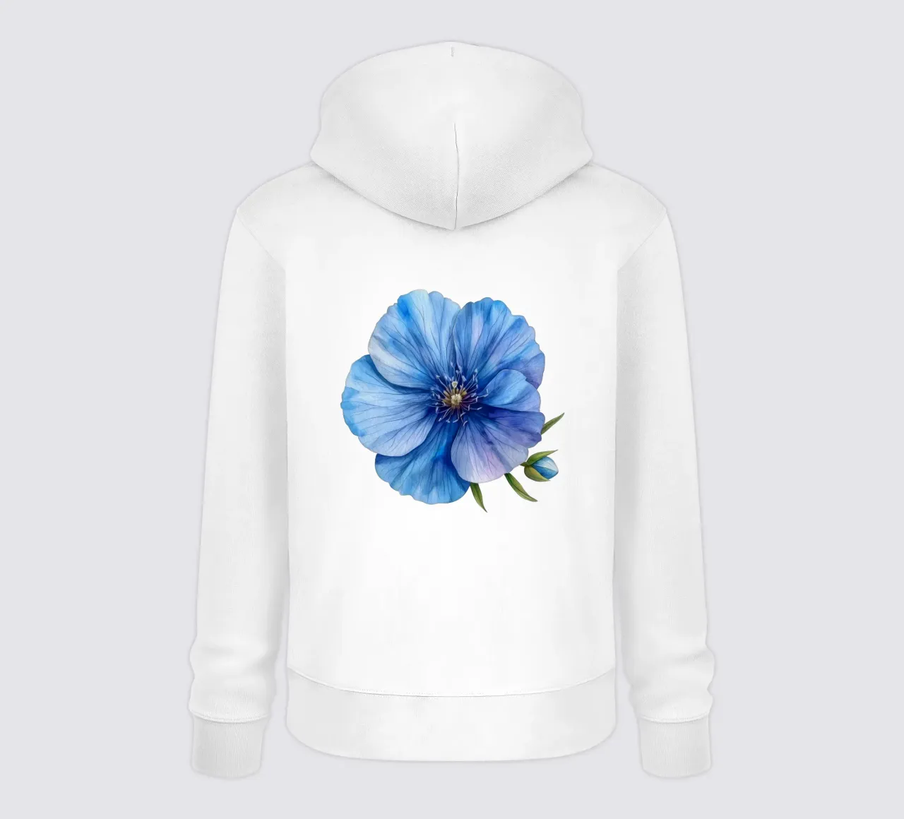 Fiore di lino 3 felpa con cappuccio da Bold Blooms