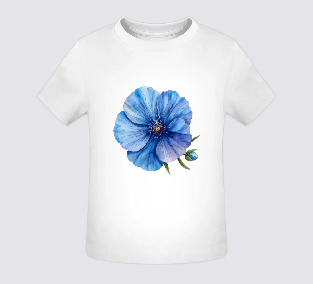 Fleur de lin 3 t-shirt pour bébé de Bold Blooms