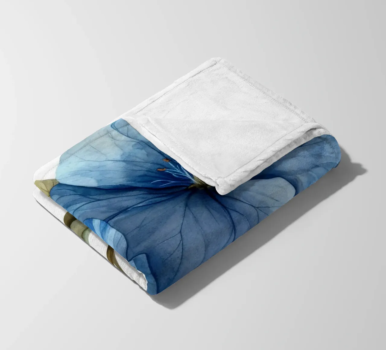 Fiore di lino 4 coperta in pile da Bold Blooms