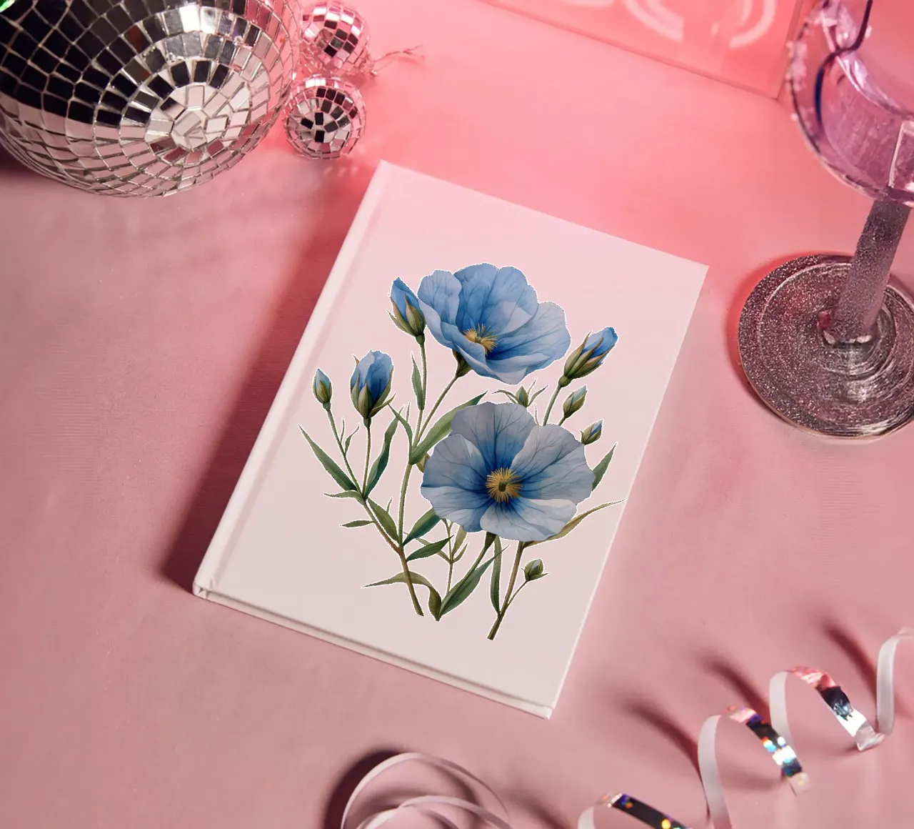 Fiore di lino 1 diario da Bold Blooms