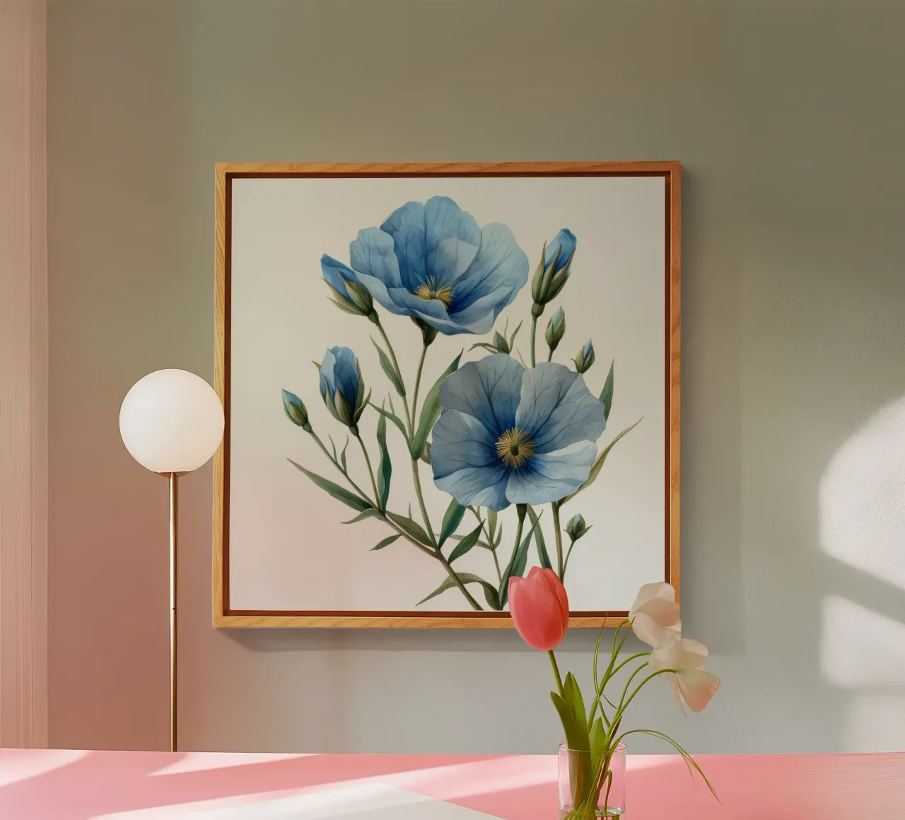 Fleur de lin 1 plexiglas de Bold Blooms