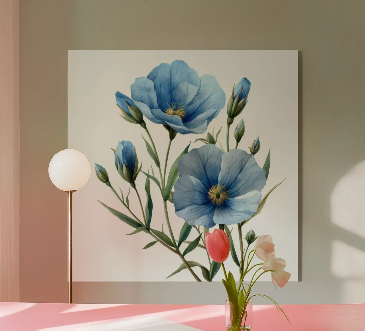 Fleur de lin 1 plexiglas de Bold Blooms