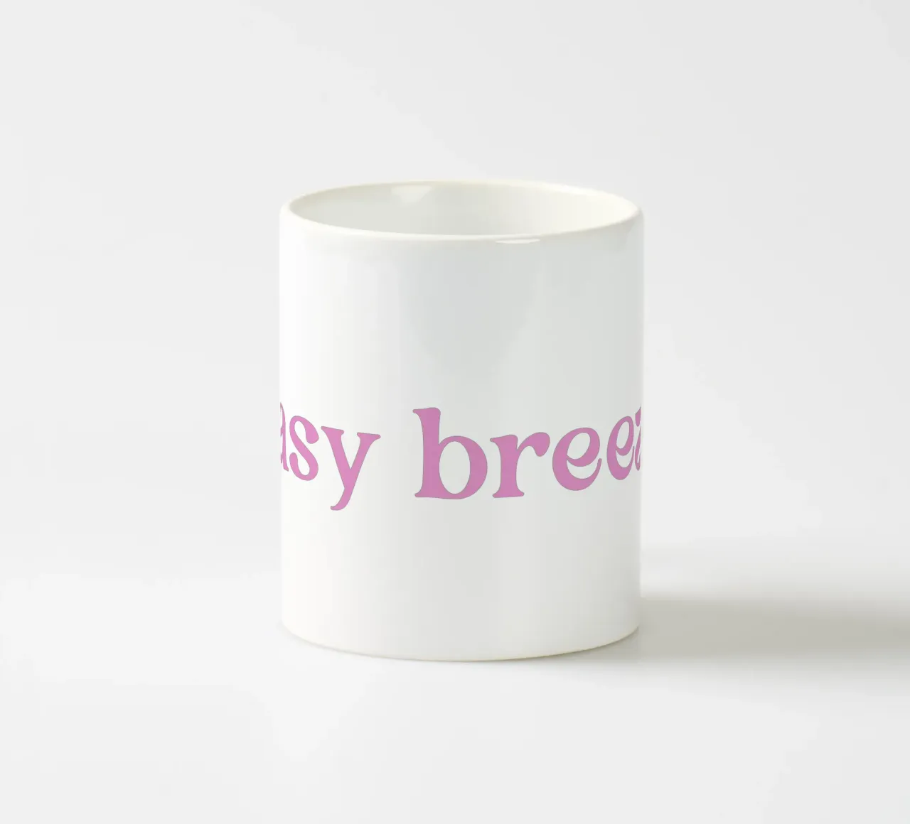 Easy Breezy (Pink) tazza in ceramica da treechild
