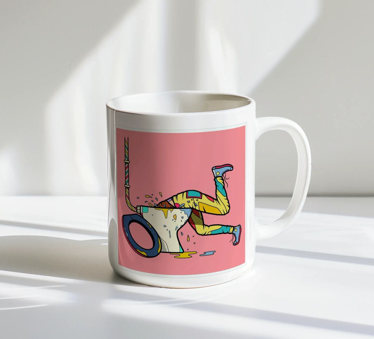 Trainspotting Keramik Tasse von Van Orton Design