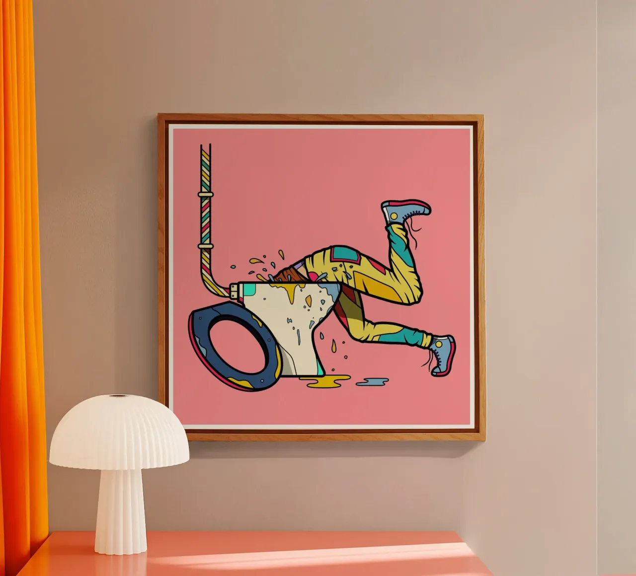 Trainspotting plexiglass da Van Orton Design