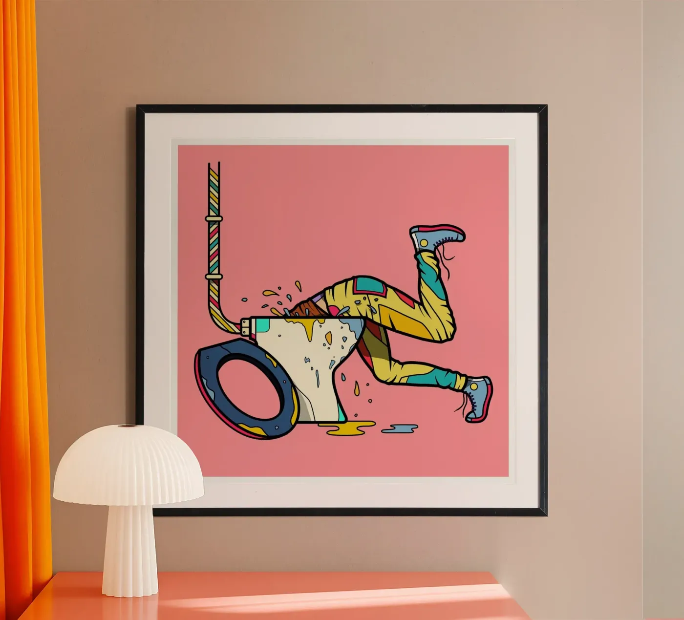 Trainspotting poster van Van Orton Design