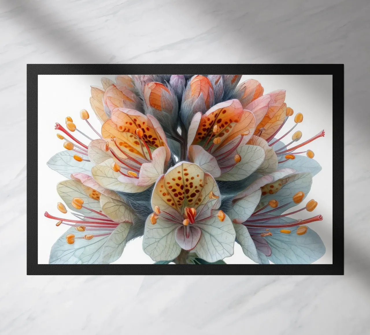 Fiore di schiuma 2 zerbino da Bold Blooms