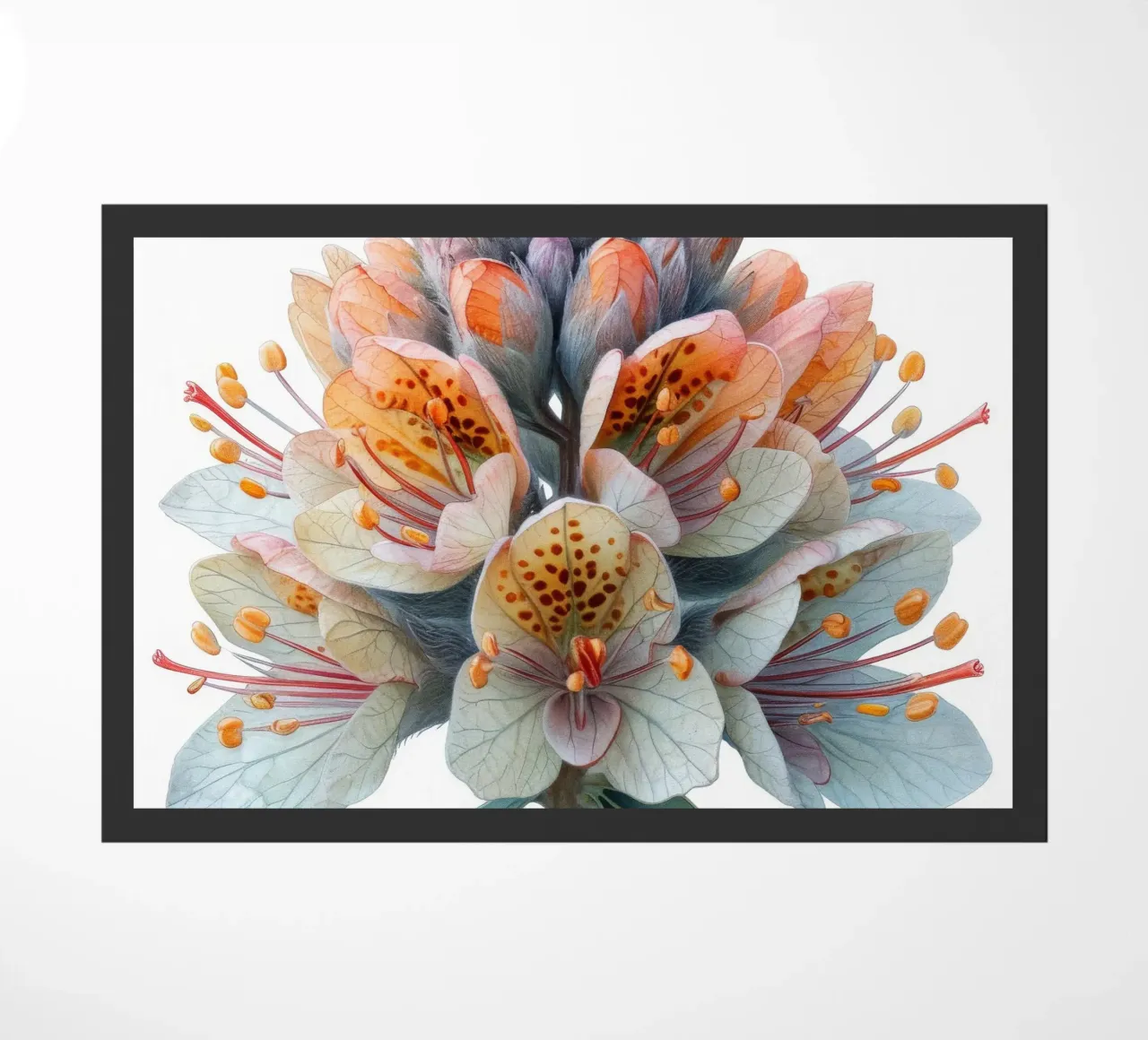 Fiore di schiuma 2 zerbino da Bold Blooms