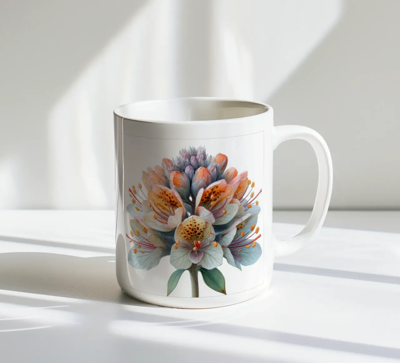 Fiore di schiuma 2 tazza in ceramica da Bold Blooms