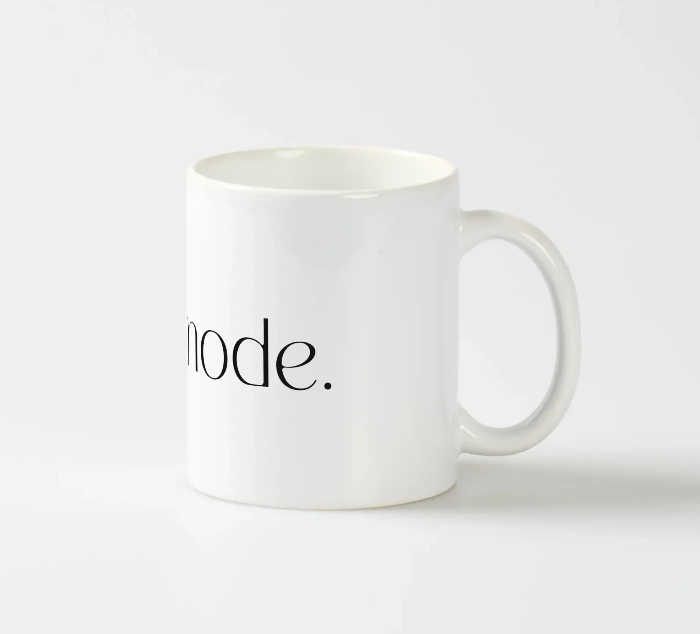 Slow Mode ceramic mug by treechild