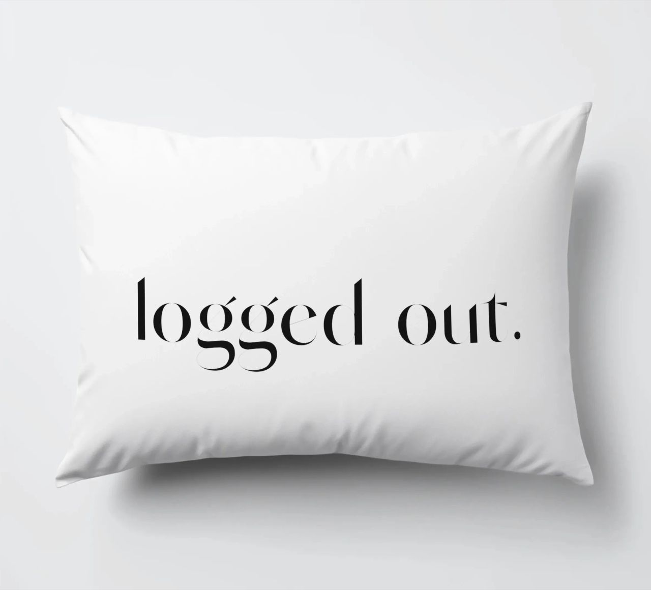 Logged Out cuscino da treechild
