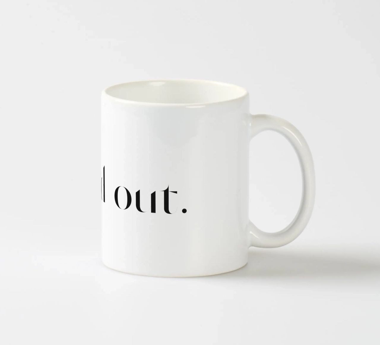 Logged Out tazza in ceramica da treechild
