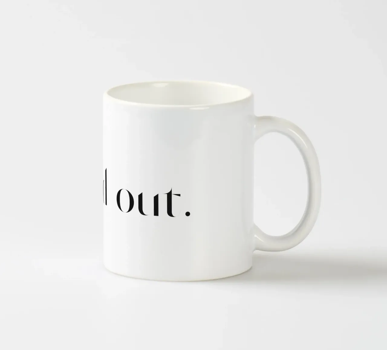 Logged Out Keramik Tasse von treechild