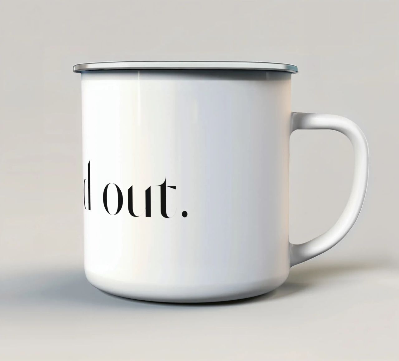 Logged Out tazza in smalto da treechild